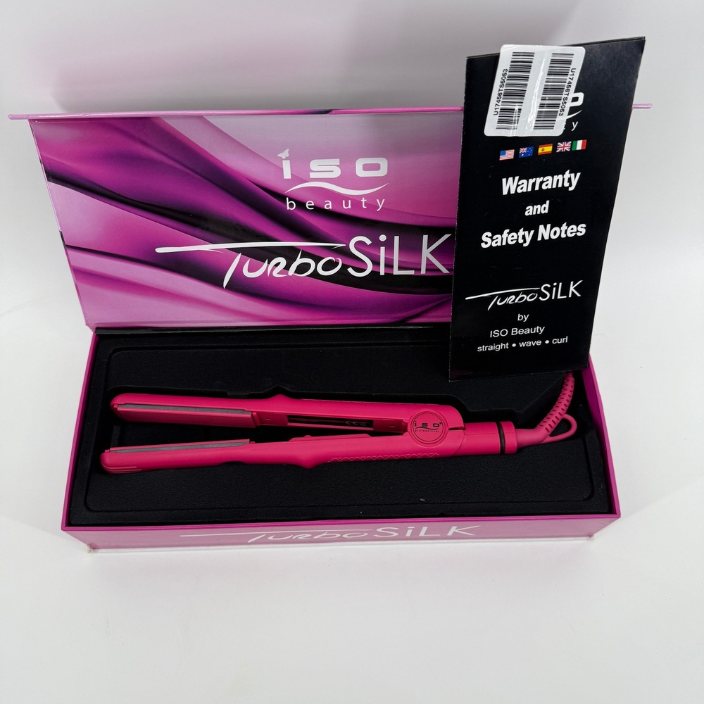 Turbo Silk Pink Hair Straightener
